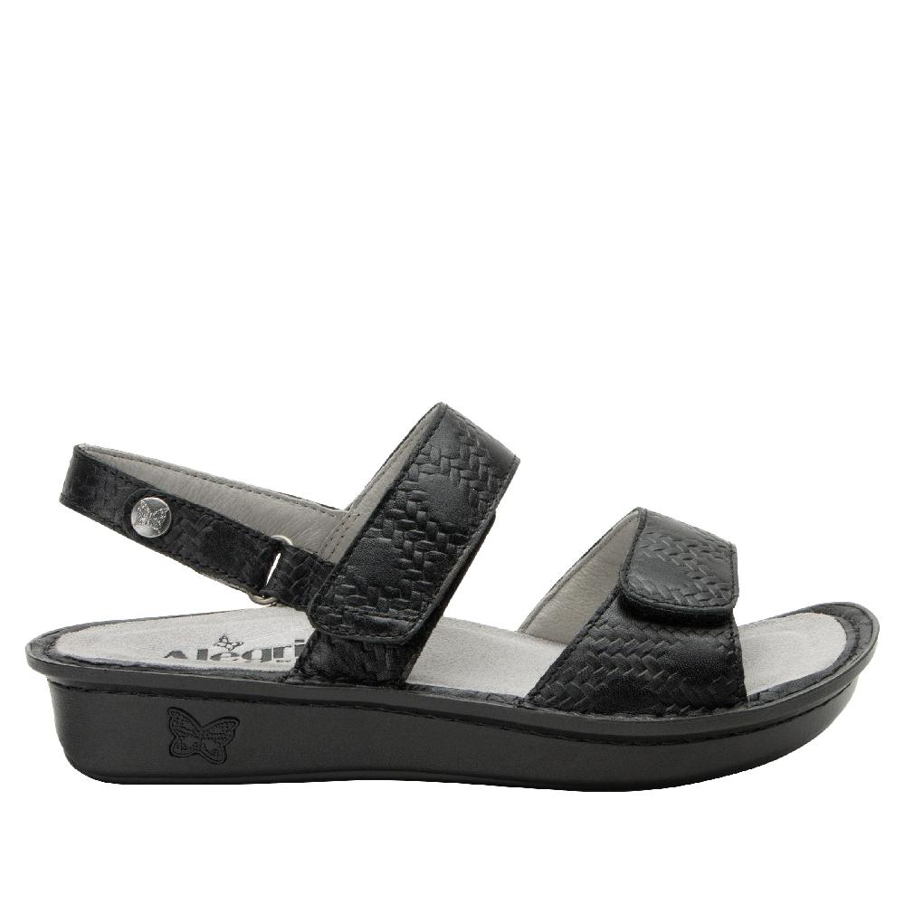 Alegria Basketry Black Verona Women's Sandals VER-6188