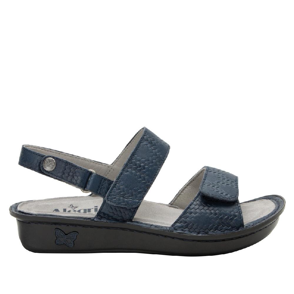Alegria Basketry Navy Verona Women's Sandals VER-6112