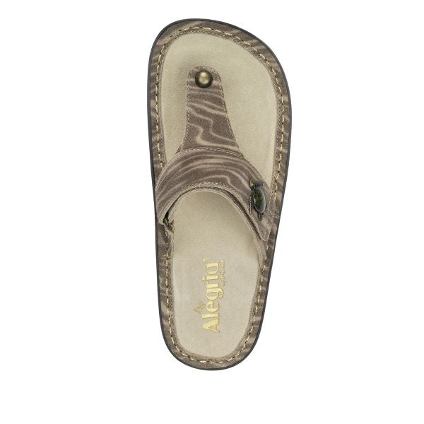 Alegria Beige And Brown Carina Sea Turtle Womens Sandals CAR-7538