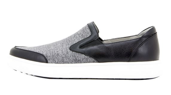 Alegria Black Bend Bender Mens Slip On Casual Shoes BEN-9060