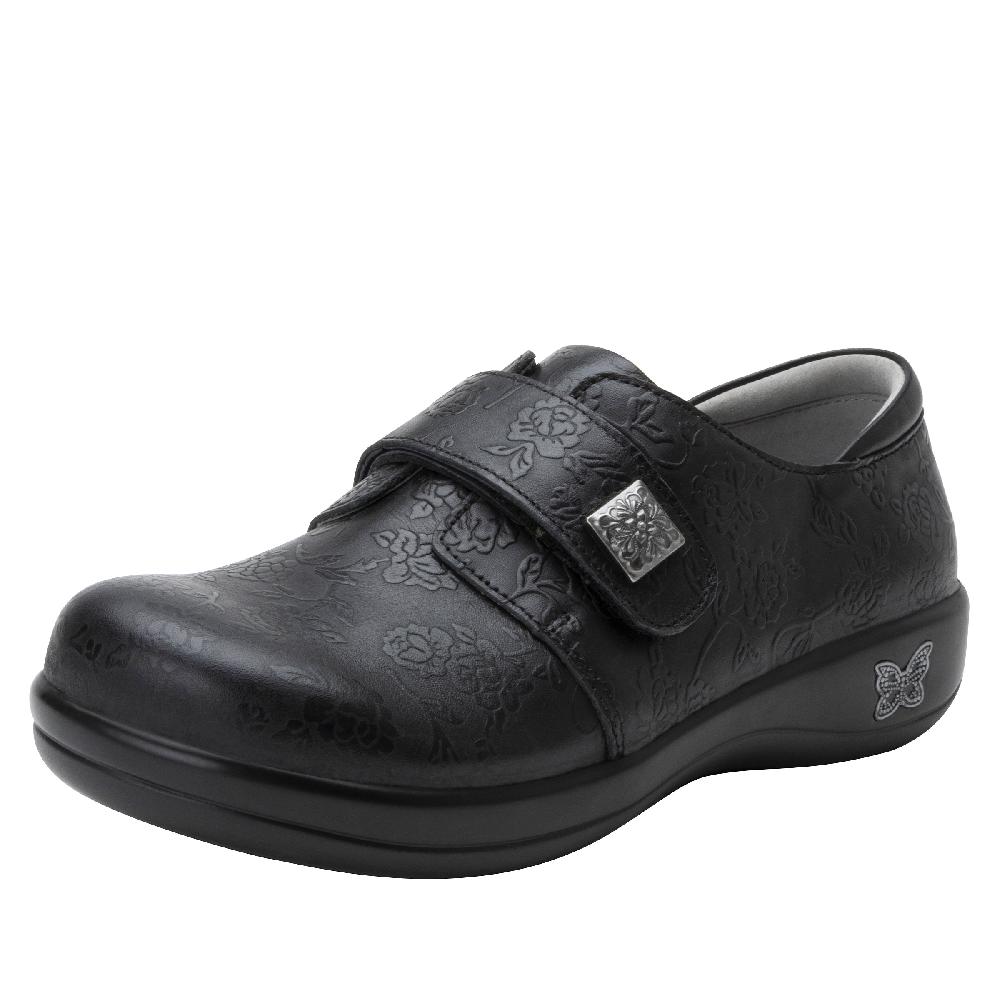 Alegria Black Class Act Women's Slip-On Professional Shoes JOL-7585