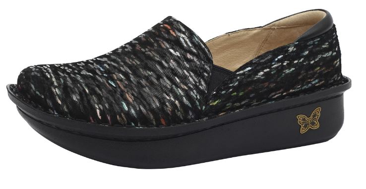 Alegria Black Debra Obscura Womens Professional Nursing Shoes DEB-7628