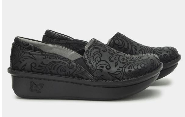 Alegria Black Debra Sail Away Womens Slip On Comfort Shoes DEB-8142