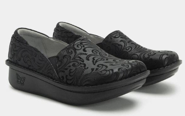 Alegria Black Debra Sail Away Womens Slip On Comfort Shoes DEB-8142