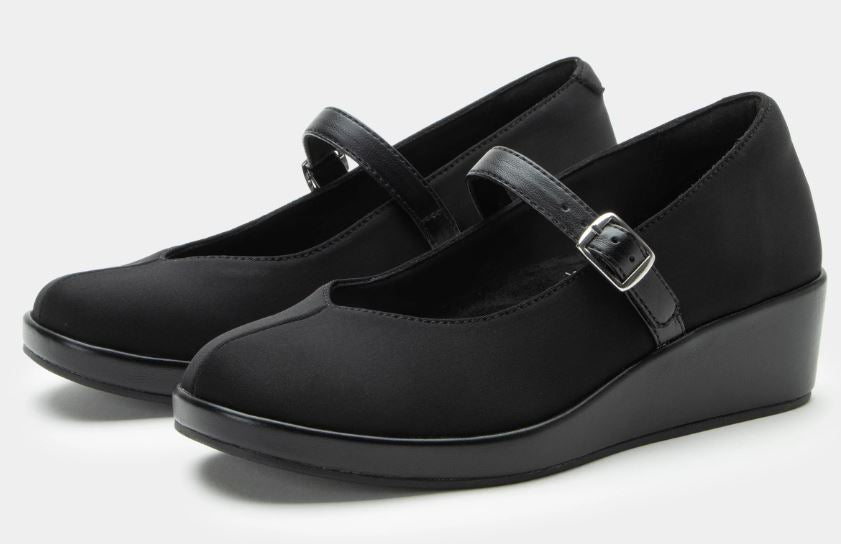 Alegria Black Haylo Dream Fit Women's Comfort Mary Jane Shoes HLO-6344