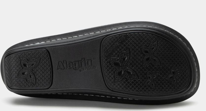 Alegria Black La Dee Dottie Classic Comfort Clog Shoes ALG-8116