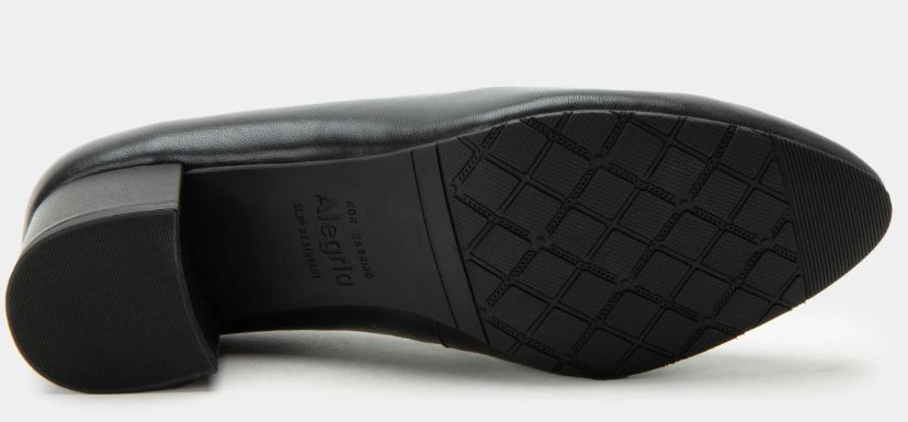 Alegria Black Lisah Women's Leather Pump Heels LIS-601