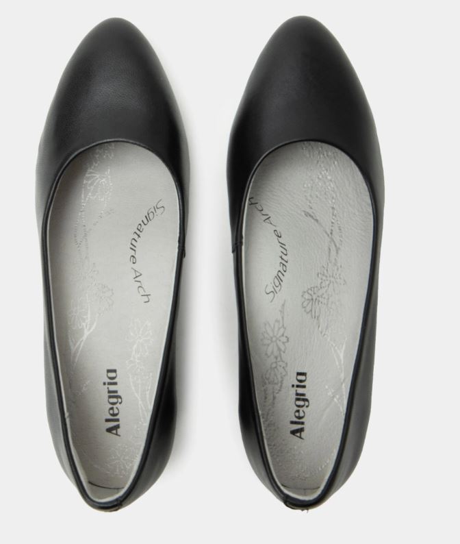 Alegria Black Lisah Women's Leather Pump Heels LIS-601