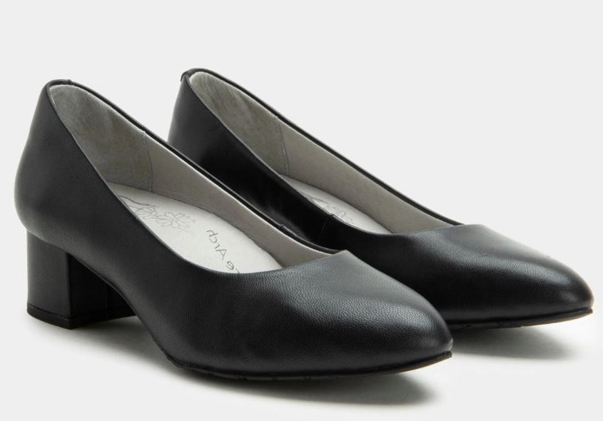 Alegria Black Lisah Women's Leather Pump Heels LIS-601