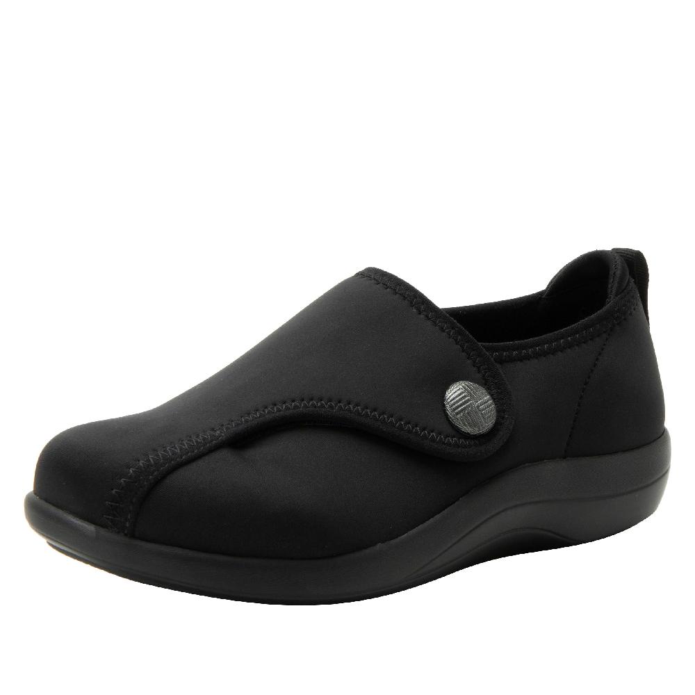 Alegria Black Marilynn Women's Wide Width Stretch Shoes MRY-8214