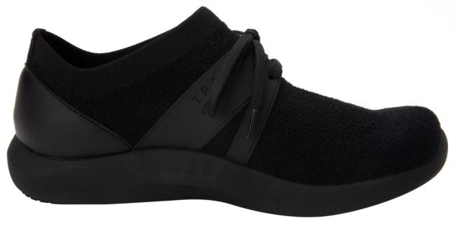 Alegria Black Qool The Fuzz Womens Comfort Shoes QOO-5001