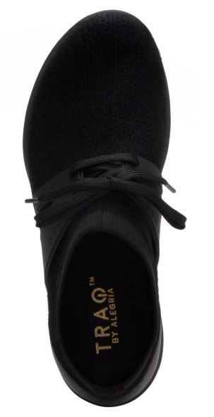 Alegria Black Qool The Fuzz Womens Comfort Shoes QOO-5001