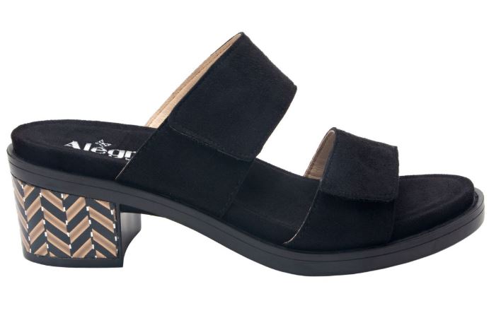 Alegria Black TIA Womens Comfort Block Heel Dress Shoes TIA-601