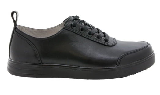Alegria Black Tumbled Stretcher Mens Shoes STR-9001