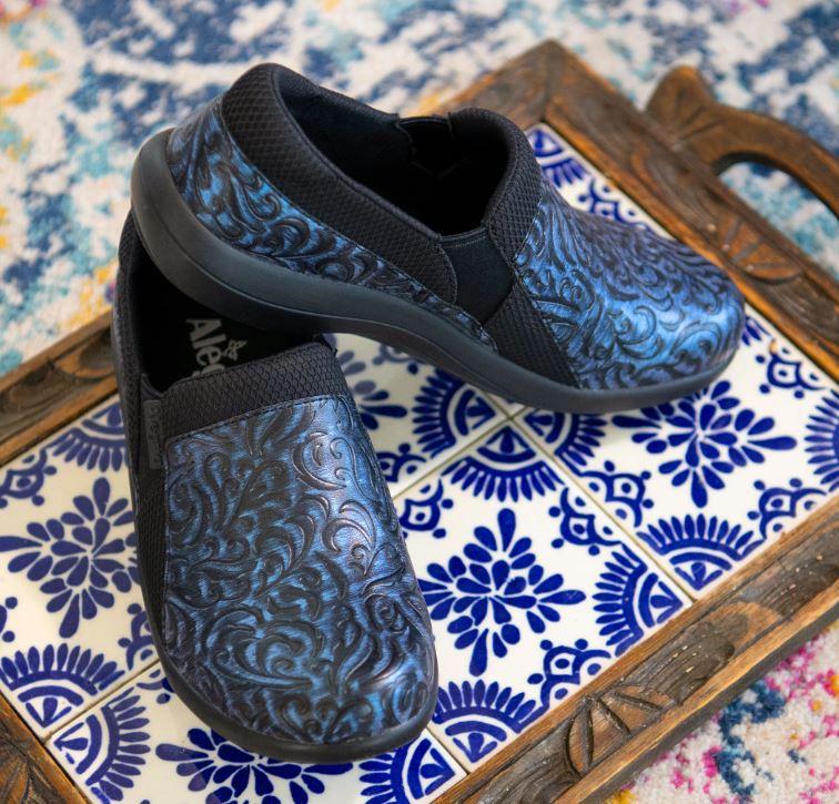 Alegria Blue Steel Duette Women's Casual Slip On Shoes DUE-7723