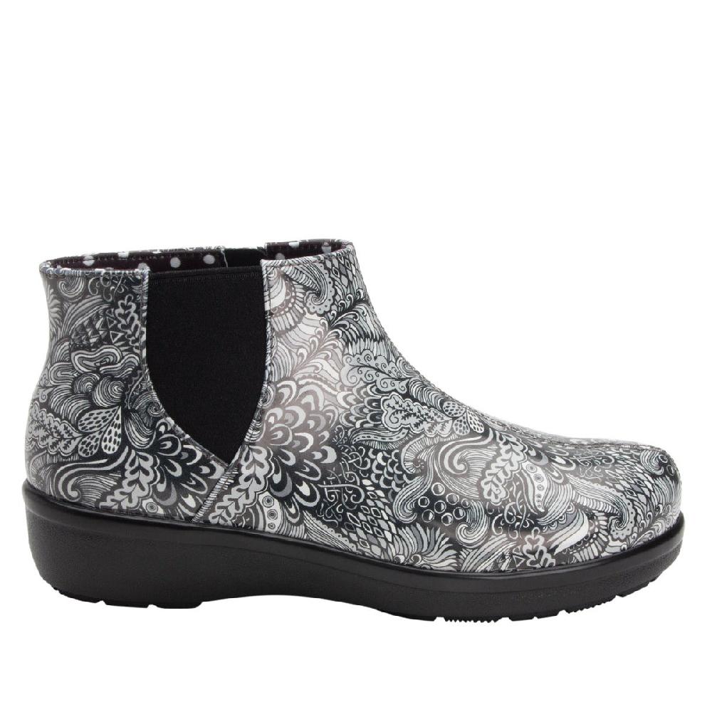 Alegria Climatease Wild Child Black Womens Rain Boots CLI-5994