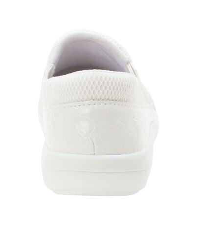 Alegria Flourish White Duette Nursing Shoes DUE-956