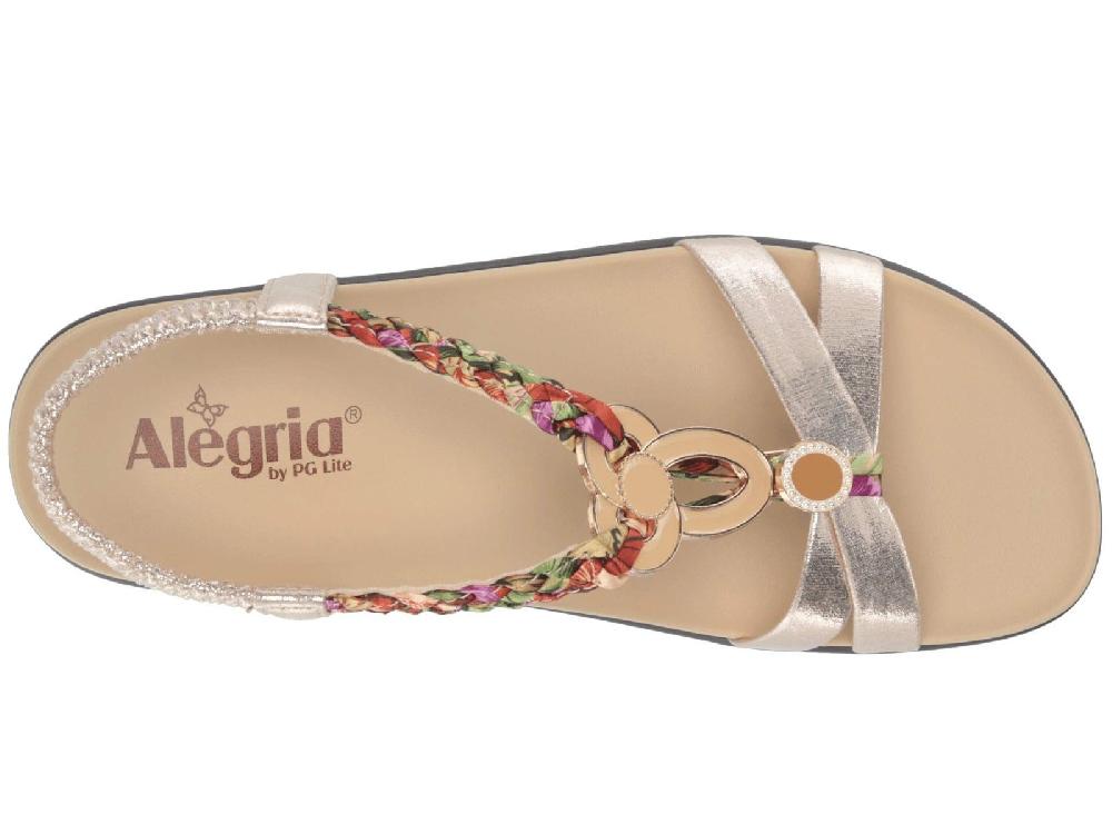 Alegria Gold Multi Roz Womens Comfort Sandals ROZ-789