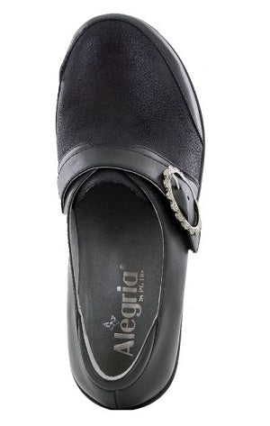 Alegria Holli Women's Black Burnish Comfort Slip-On Shoe HOL-611