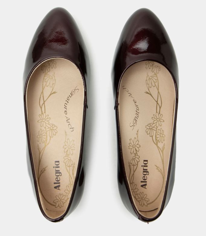 Alegria Jam Patent Lisah Women's Leather Pump Heels LIS-8261