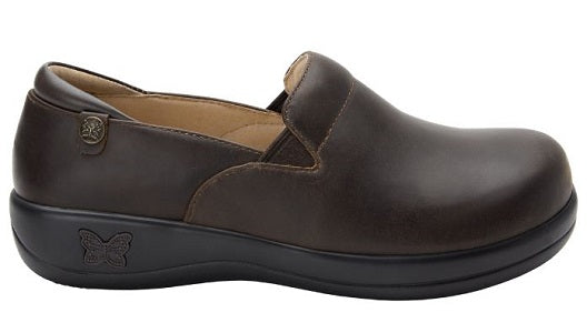 Alegria Keli Women's Oiled Brown Slip-On Comfort Shoe KEL-6201