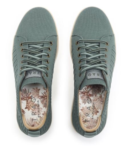 Alegria Khaki Magig TRAQ Womens Slip-Resistant Sneakers MAG-5311