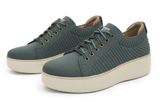 Alegria Khaki Magig TRAQ Womens Slip-Resistant Sneakers MAG-5311