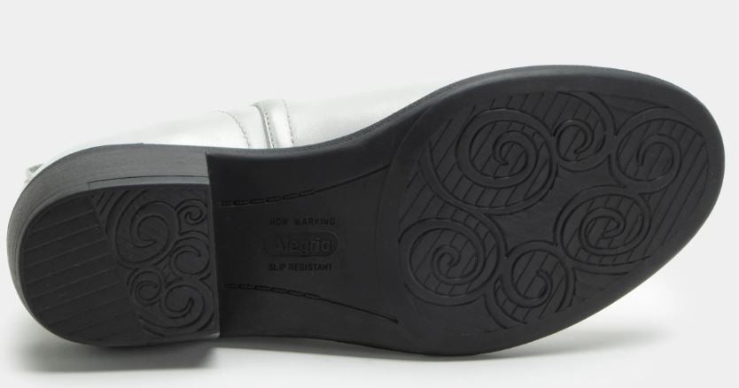 Alegria Merle Silver White Women's Comfort Short Boots MRL-6349