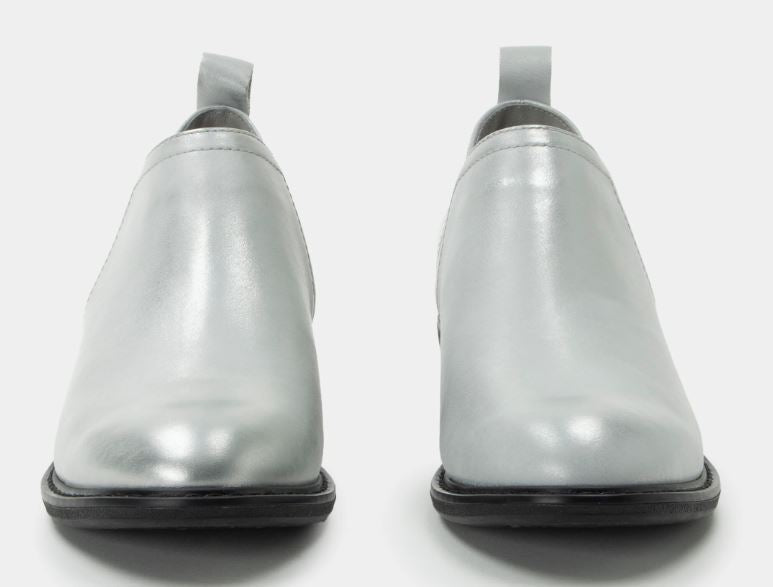 Alegria Merle Silver White Women's Comfort Short Boots MRL-6349