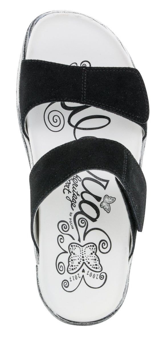 Alegria Mixie Gray Harbor Womens Comfort Adjustable Strap Sandals MIX-296