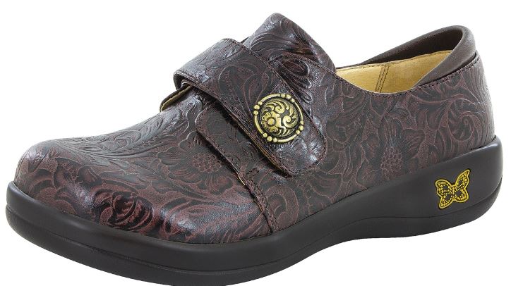 Alegria Molasses Tooled Joleen Womens Loafter Style Shoes JOL-422
