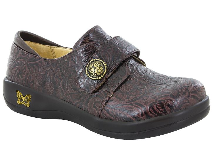 Alegria Molasses Tooled Joleen Womens Loafter Style Shoes JOL-422