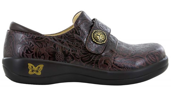 Alegria Molasses Tooled Joleen Womens Loafter Style Shoes JOL-422