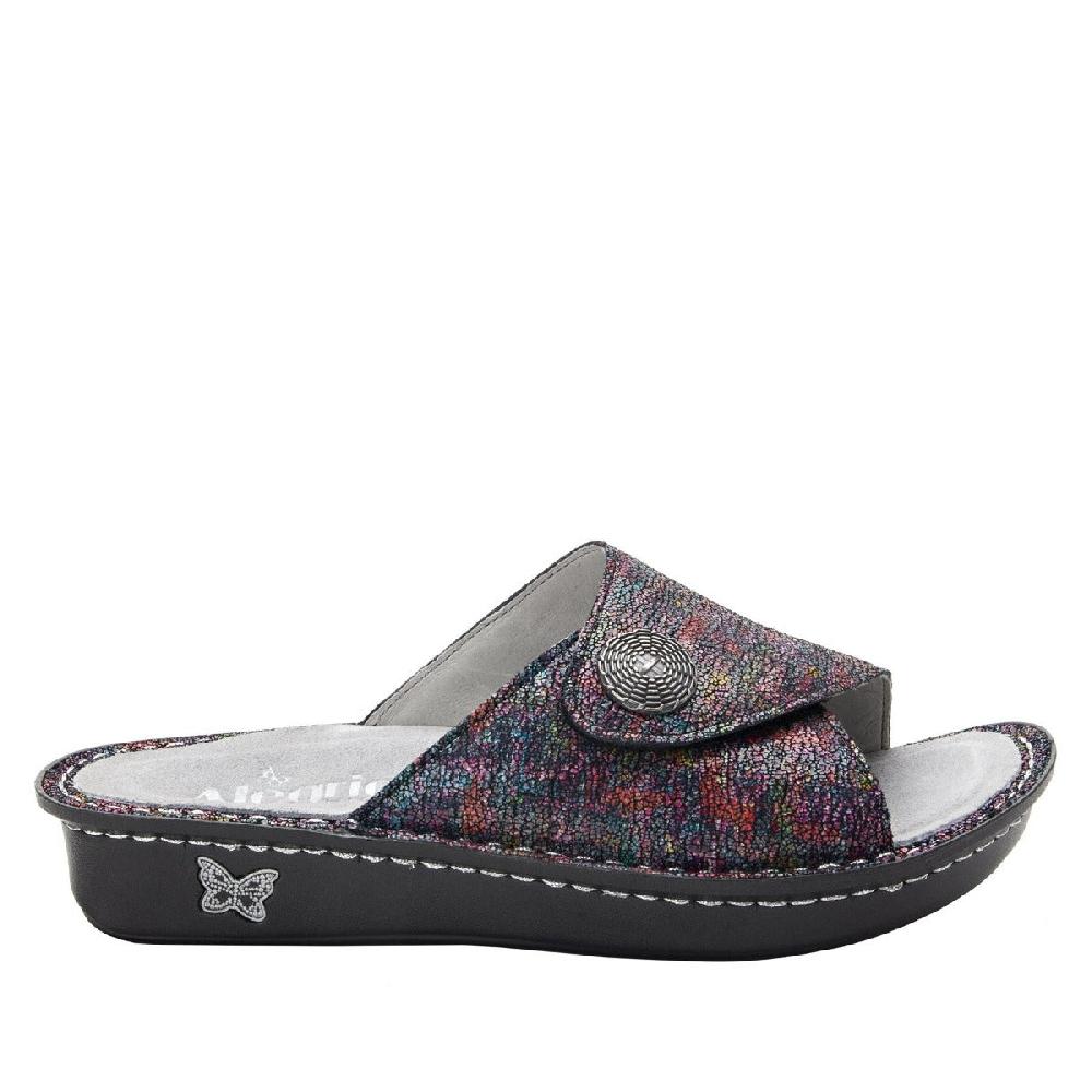 Alegria Multi Vivica Chirpy Womens Slide On Comfort Sandals VIV-889