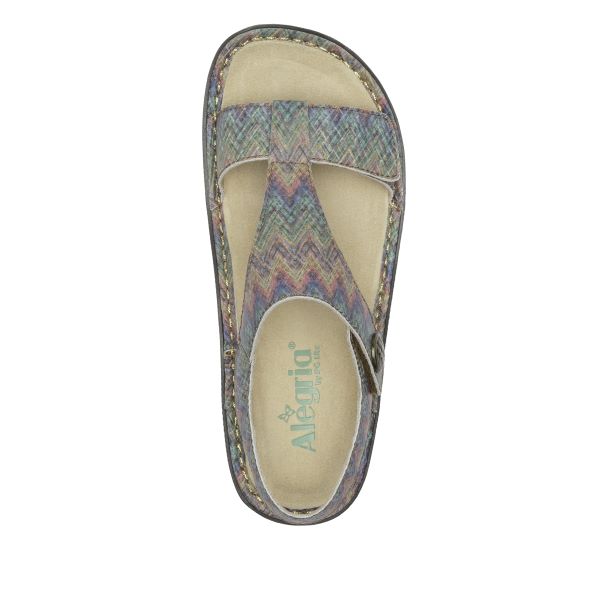 Alegria Multicolor Kerri Woven Wonder Womens Sandals KER-7519