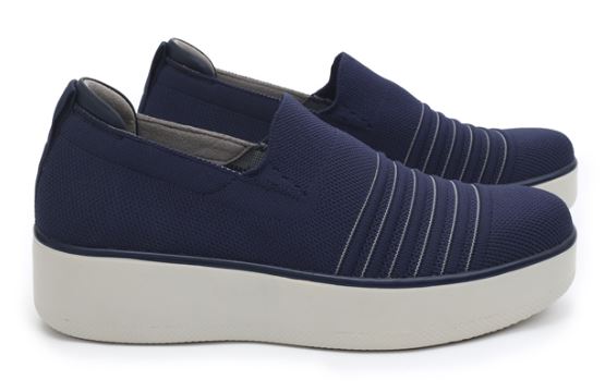 Alegria Navy Mystiq TRAQ Womens Slip On Sneakers MYS-5401