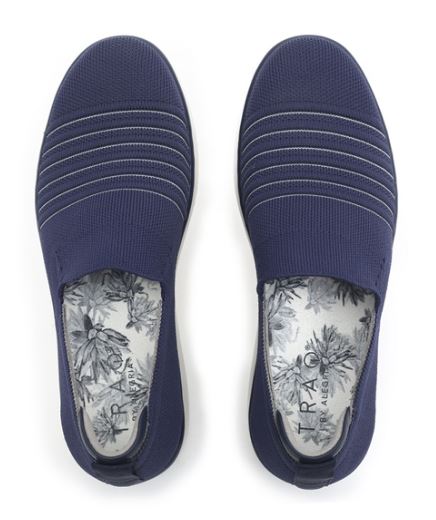Alegria Navy Mystiq TRAQ Womens Slip On Sneakers MYS-5401