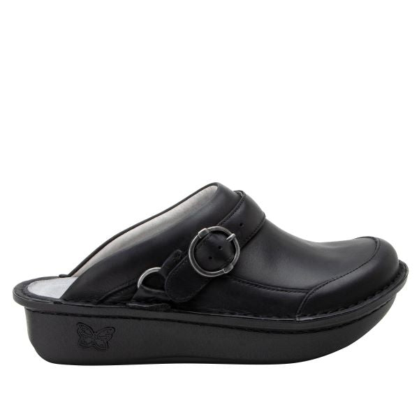 Alegria Oiled Black Seville Womens Clogs SEV-7582