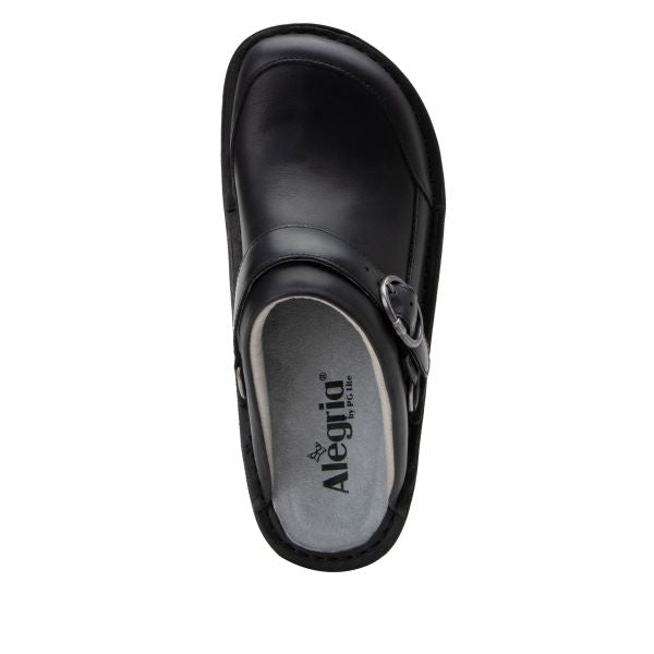 Alegria Oiled Black Seville Womens Clogs SEV-7582
