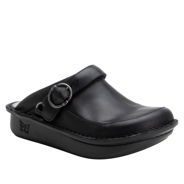 Alegria Oiled Black Seville Womens Clogs SEV-7582