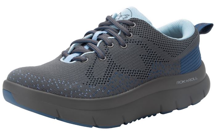 Alegria Rok N Roll Blue Whisper Roll On Womens Comfort Sneakers RRRO-7620