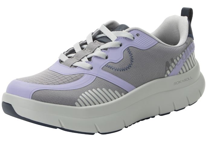 Alegria Rok N Roll Solstyce Digital Lavendar Womens Comfort Sneakers SOL-7494