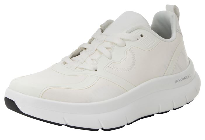 Alegria Rok N Roll Solstyce White Out Womens Comfort Sneakers SOL-7439