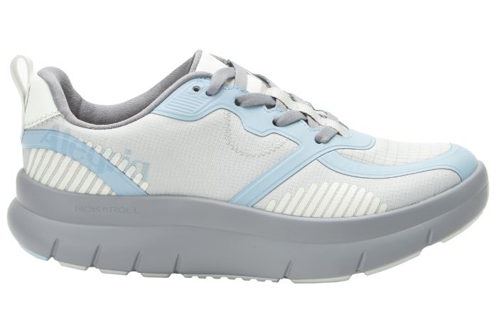Alegria Rok N Roll Solsyce Moon Grey Womens Comfort Sneakers SOL-7493
