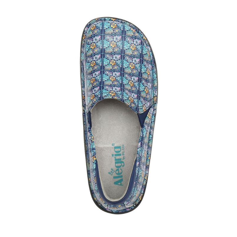 Alegria Rose's Blue Quilt Debra Ladies Nursing Shoes DEB-7602