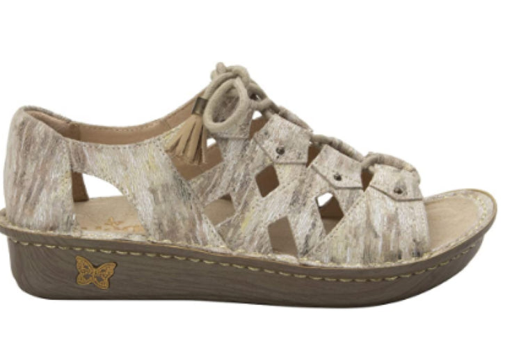 Alegria Sand Valerie Ghillie Tie Womens Sandals VAL-7762