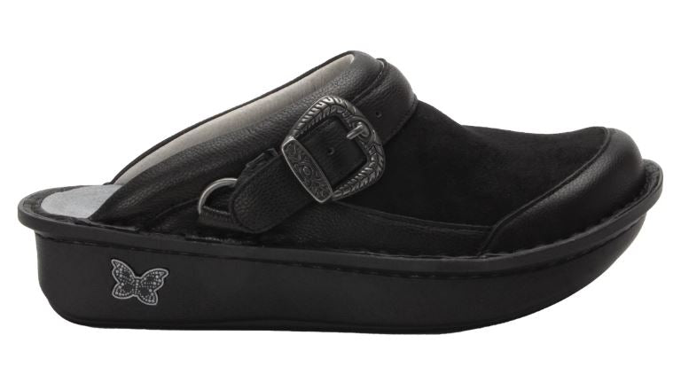 Alegria Seville Black Flex Womens Clogs SEV-7712