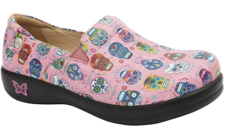 Alegria Sugar Skulls Pink Keli Women's Shoe KEL-7621