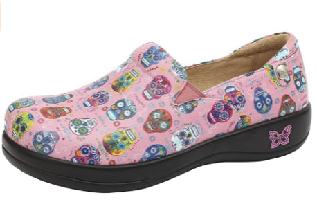Alegria Sugar Skulls Pink Keli Women's Shoe KEL-7621