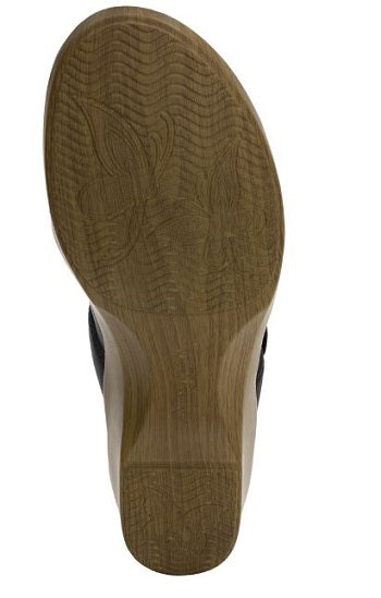 Alegria Tarah Women's Black Closed Toed Open Back Comfort Sandal TAR-601